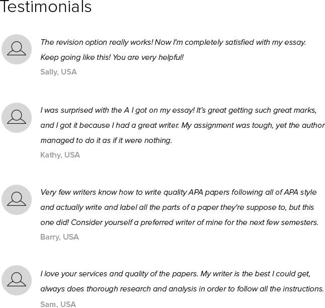testimonials